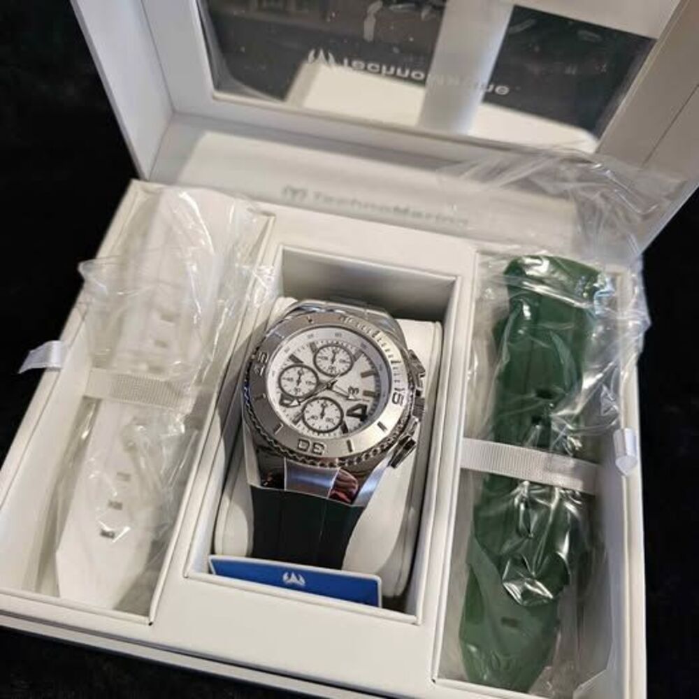TechnoMarine Cruise MOP 43MM with interchangeable straps. New in box!